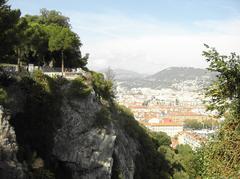 Colline du Château de Nice panoramic view