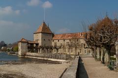 Schloss Rolle in Vaud, Switzerland