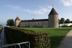 north façade of the Château de Rolle