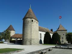 Historic castle in Rolle, Switzerland