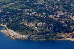 Aerial view of the Citadel of Saint-Tropez