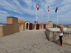 Citadel of Saint-Tropez under a clear blue sky