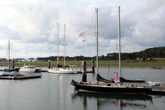 Pen Duick III in its home port at the Cité de la Voile Éric Tabarly in Lorient