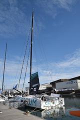 60 feet IMOCA Corum yacht at Lorient in May 2021