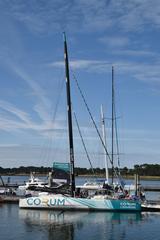 60 pieds IMOCA Corum sailboat in Lorient, May 2021