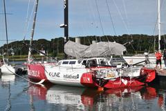 60 pieds IMOCA Initiatives Coeur sailboat in Lorient May 2021