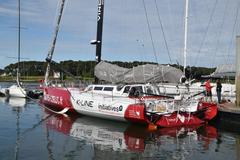 60 pieds IMOCA Initiatives Coeur sailboat at Lorient