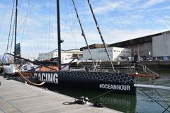 60 feet IMOCA 11th Hour Racing Team at Lorient in May 2021