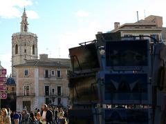 Plaça de la Mare de Déu in Valencia with Casa Vestuari and Miquelet