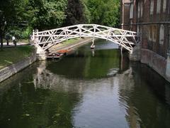 Die Mathematical Bridge in Cambridge, England