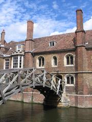 Queens' College and Mathematical Bridge, Cambridge