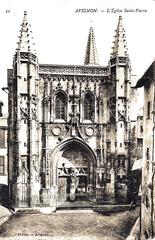 Façade of the collegiate church of Saint-Pierre in Avignon from 1512