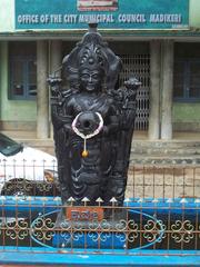 Statue of river Kaveri in Madikeri, Karnataka