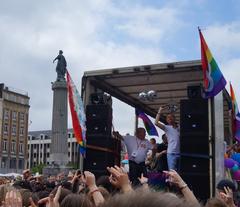 Gay Pride march in Lille, France on June 2, 2018