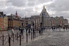 Panoramic view of Lille cityscape in 2006