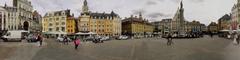 Panoramic view of Place du Général-de-Gaulle in Lille, France