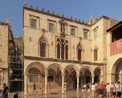 Sponza Palace in Dubrovnik, Croatia