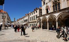 Dubrovnik Old Town and Placa street