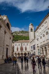 aerial view of Dubrovnik's old town and Adriatic coast