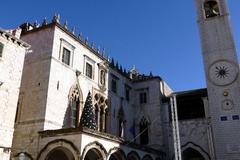 Old Town of Dubrovnik on a clear winter day