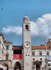 Bell Tower and Sponza's Palace in Dubrovnik