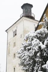 Lotrščak Tower in snow