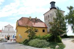 Lotrščak Tower at Strossmayer Promenade in Zagreb