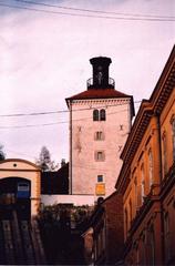 Zagreb Tram 12 route with Tower Lotrščak and Funicular