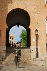 Historic Toledo cityscape with Alcázar of Toledo