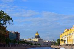 photo of the Embankments of the Moika River in St. Petersburg, Russia