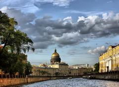 Admiralty District St Petersburg Russia cityscape