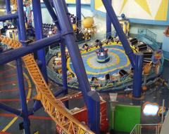 Berjaya Times Square Indoor Amusement Park with roller coaster in Kuala Lumpur, Malaysia