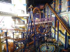 Berjaya Times Square Indoor Amusement Park rollercoaster in Kuala Lumpur, Malaysia