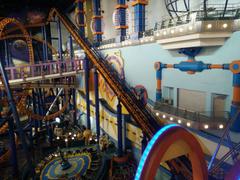 Berjaya Times Square Indoor Amusement Park with rollercoaster in Kuala Lumpur, Malaysia