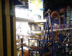 Berjaya Times Square Indoor Amusement Park rollercoaster in Kuala Lumpur, Malaysia