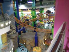 Berjaya Times Square Indoor Amusement Park rollercoaster in Kuala Lumpur Malaysia