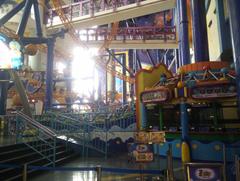 Berjaya Times Square Indoor Amusement Park with rollercoaster in Kuala Lumpur, Malaysia