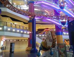 Berjaya Times Square Indoor Amusement Park with rollercoaster in Kuala Lumpur, Malaysia