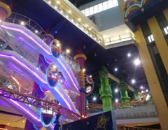 Berjaya Times Square Indoor Amusement Park rollercoaster in Kuala Lumpur, Malaysia