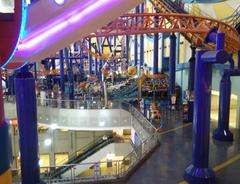 Berjaya Times Square Indoor Amusement Park with rollercoaster in Kuala Lumpur, Malaysia