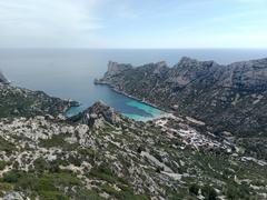 La calanque de Sormiou from Col des Baumettes in Marseille