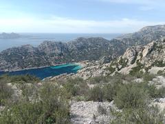 Calanque de Sormiou from Morgiou ridge in Marseille