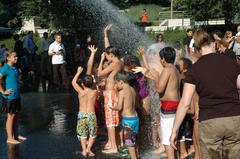 Children Playing in Spit 4