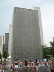 Crown Fountain in Millennium Park, Chicago