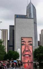 Crown Fountain at Millennium Park in Chicago