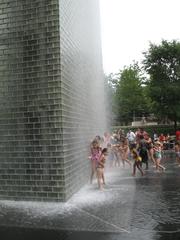 Crown Fountain in Millennium Park, Chicago