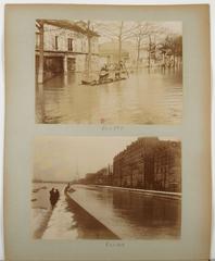 Collection Jules Beau, La Crue de la Seine, Paris, 1910