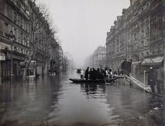 Flood of the Seine, Rue de Lyon, 12th arrondissement, Paris, 1910