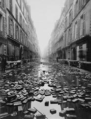 Flood of the Seine, Rue Jacob, Paris, January 1910