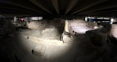 Archeological crypt of the Île de la Cité in Paris